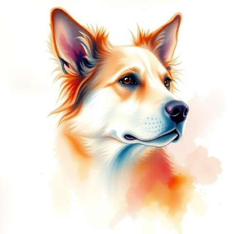 Preview for Watercolor-dog-portrait-art-aifeatured-template-ceef4