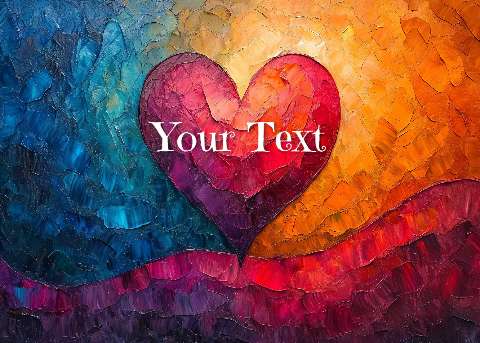 Preview for Mosaic-heart-artwork-love-template-d7900