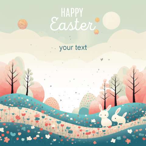 Preview for Happy-easter-greeting-card-template-908aa