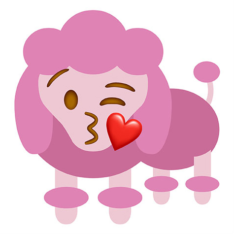 Preview for Pink-lion-cartoon-illustration-emoji-classic-template-04edb