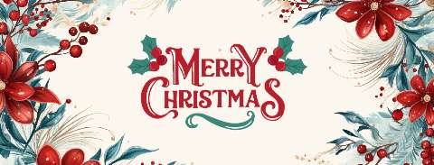 Preview for Merry-christmas-greeting-card-christmas-facebook-template-f021b