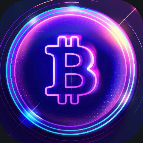 Preview for Bitcoin-neon-icon-neon-purple-template-6df8a