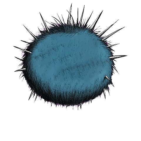 Preview for Spiky-blue-object-illustration-monster-torso-template-d0587