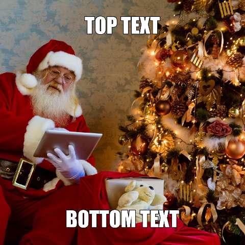 Preview for Santa-claus-tech-meme-holidaymeme-template-80b37