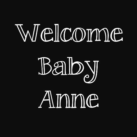 Preview for Welcome-baby-anne-text-style-template-9458c