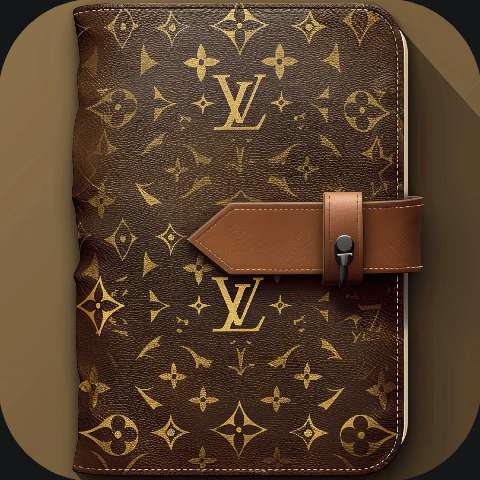 Preview for Luxury Monogram Leather Journal Template