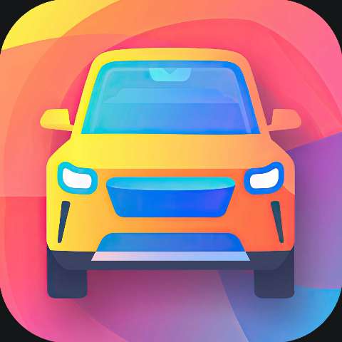 Preview for Colorful Ride App Icon Design Template
