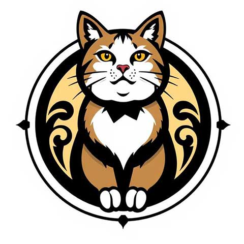 Preview for Elegant-cat-logo-design-aistickerlogo-template-47e42