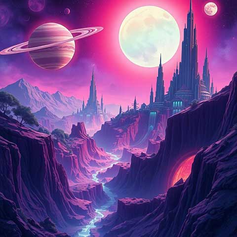 Preview for Futuristic-fantasy-landscape-aiunique-template-5924f