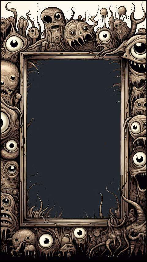 Preview for Creepy-monster-frame-illustration-halloween-template-bbe19
