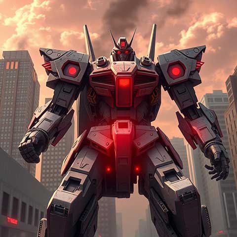 Preview for Giant-robot-city-aicartoon-template-6e9c0