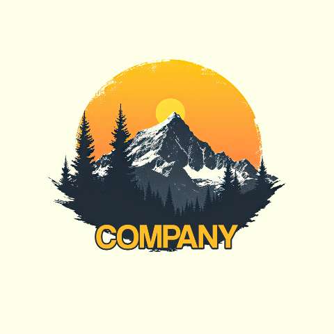 Preview for Mountain-company-logo-design-logo-mountain-template-610b4