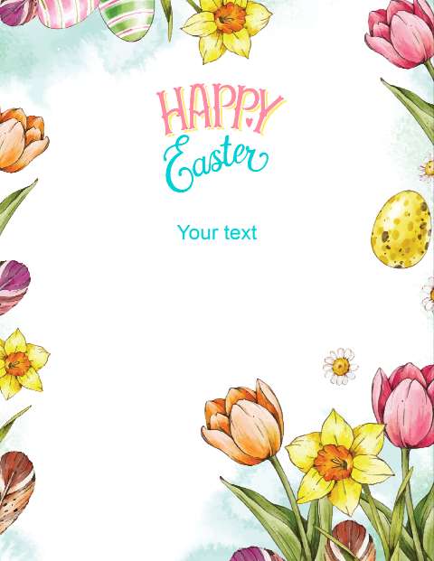 Preview for Easter-card-template-109a4