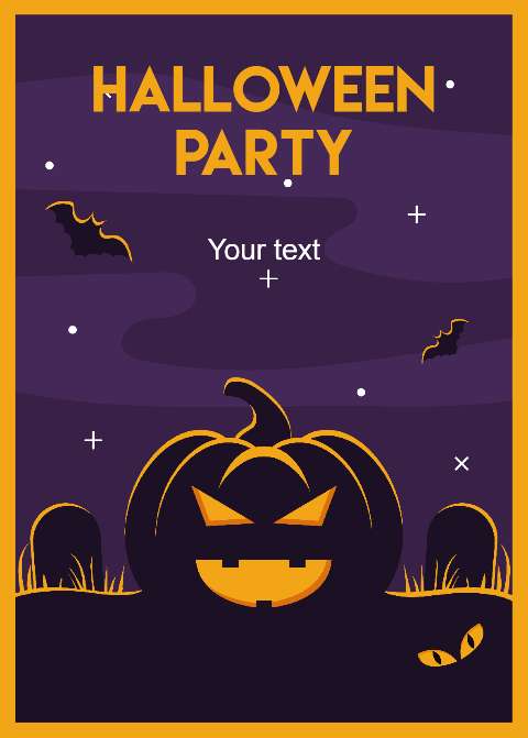 Preview for Halloween-party-invitation-template-halloween-flyer-d4313