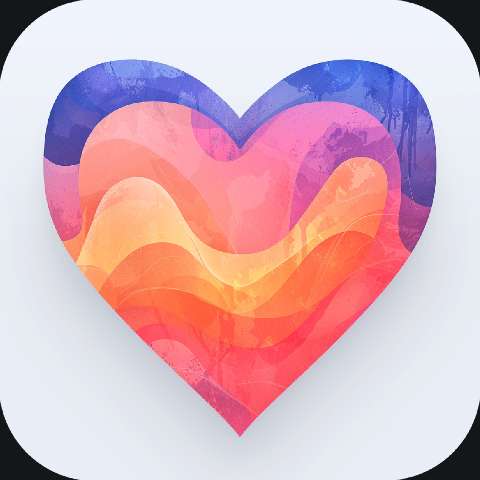 Preview for Colorful-heart-icon-design-love-app-template-16178