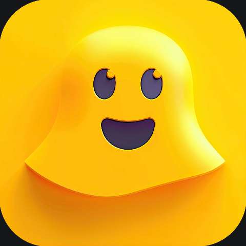 Preview for Smiling Ghost App Icon Template
