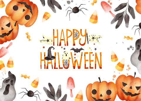 Preview for Happy-halloween-greeting-halloween-post-template-d4e5a