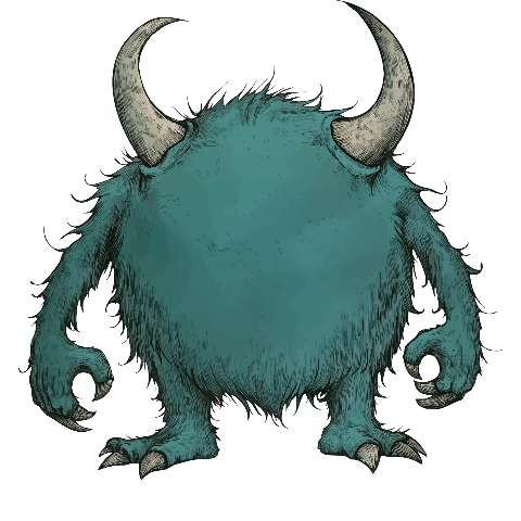 Preview for Teal-monster-illustration-ugly-monster-template-1e8ab