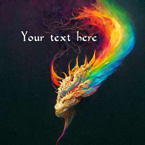 Preview for Rainbow-dragon-illustration-ai-image-template-cd327