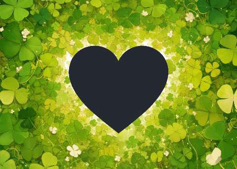 Preview for Black-heart-among-shamrocks-st-patricks-template-2182d