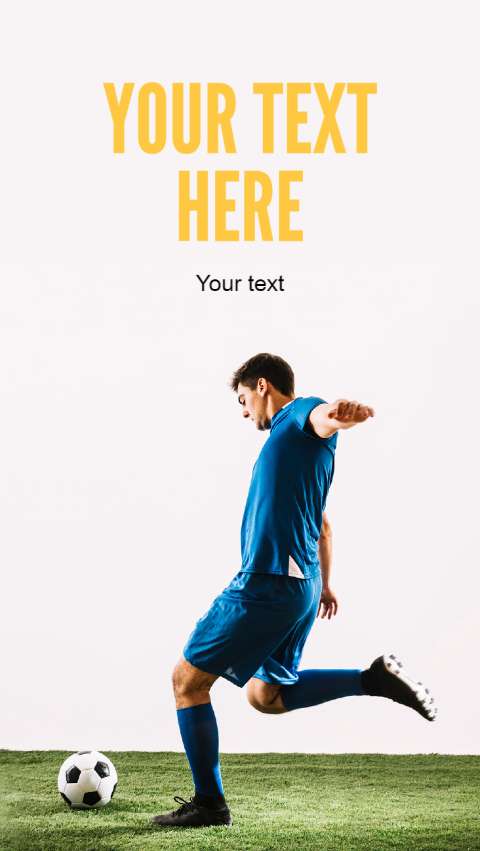 Preview for Soccer-player-kicking-ball-template-4fd32