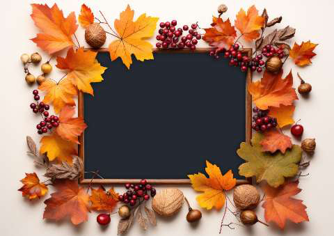 Preview for Autumn-leaves-frame-template-fall-frame-167a1