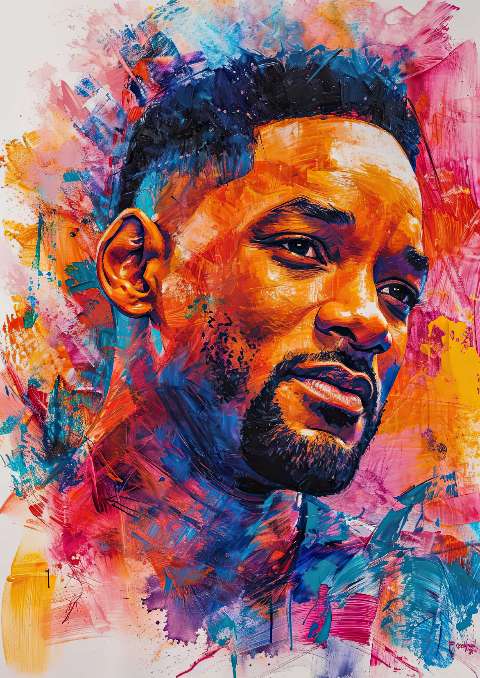 Preview for Vibrant-portrait-of-man-celebrities-template-b1eb2