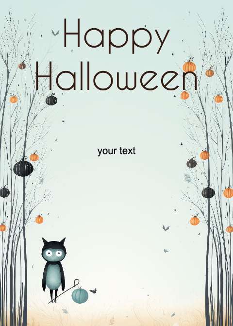 Preview for Halloween-greeting-card-template-halloween-card-fa2fc