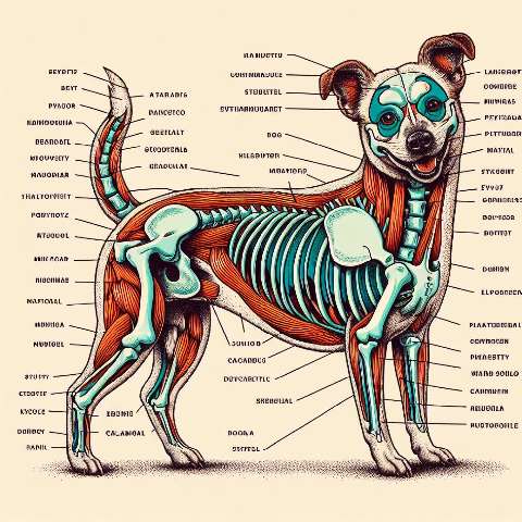 Preview for Dog Anatomy Template For Educational Design