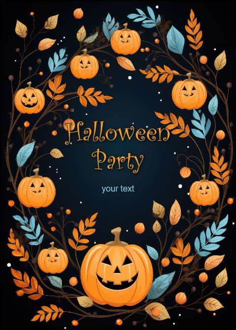 Preview for Halloween-party-invitation-template-afff6