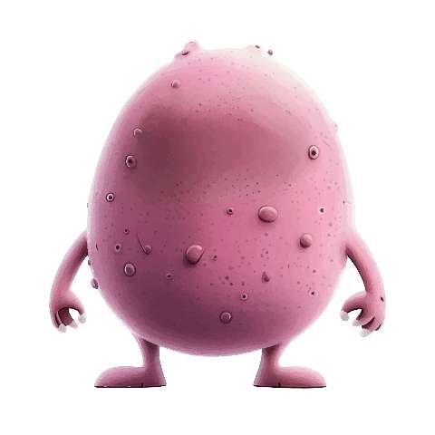 Preview for Pink-cartoon-character-ugly-monster-template-182a0