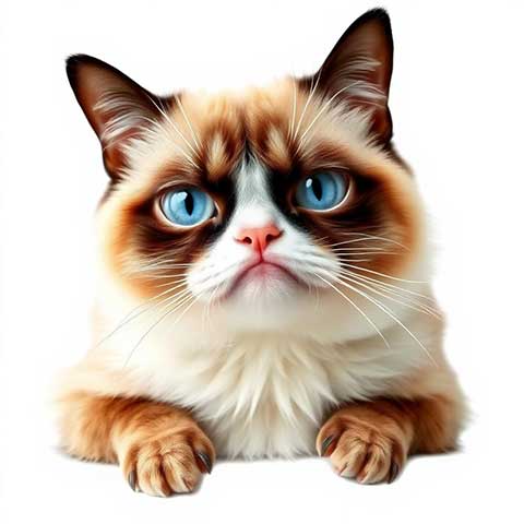 Preview for Blue-eyed-cat-portrait-aistickerunique-template-6524f