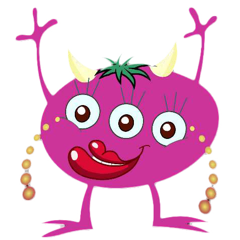 Preview for Pink-cartoon-monster-illustration-emoji-creatures-template-718a7