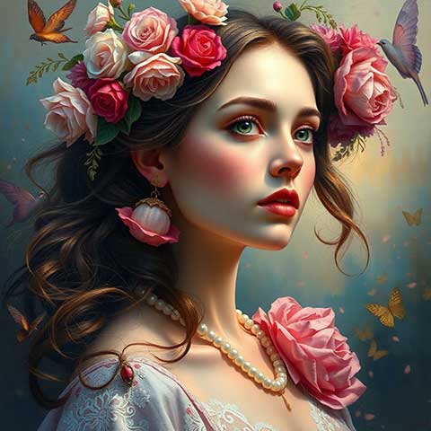 Preview for Floral-crown-portrait-aifeatured-template-c2844