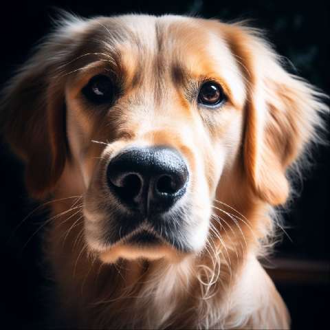 Preview for Golden Retriever Portrait Design Template