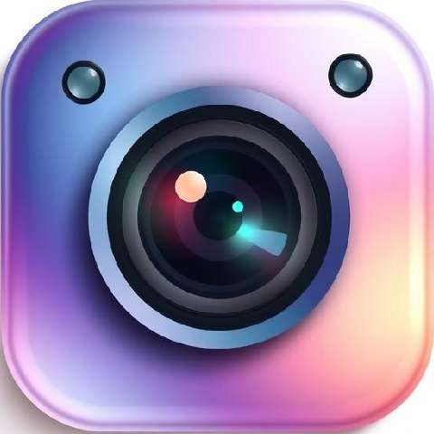 Preview for Camera-lens-icon-gradient-aiappiconstyle-template-03326
