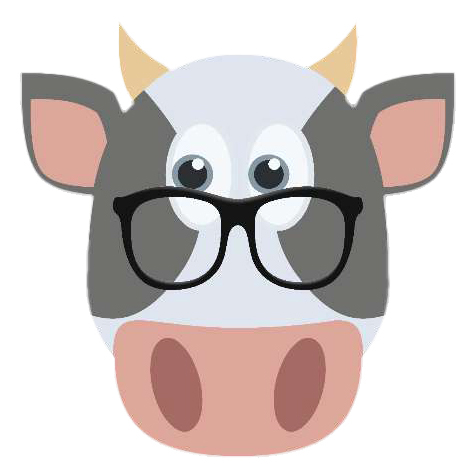 Preview for Cartoon-cow-with-glasses-emoji-creatures-template-e1dce