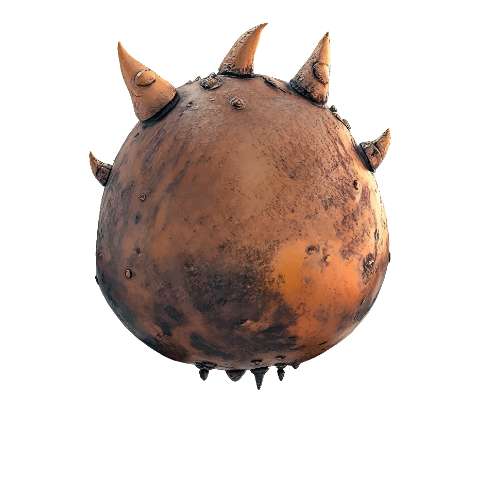 Preview for Medieval-spiked-ball-monster-torso-template-560bc