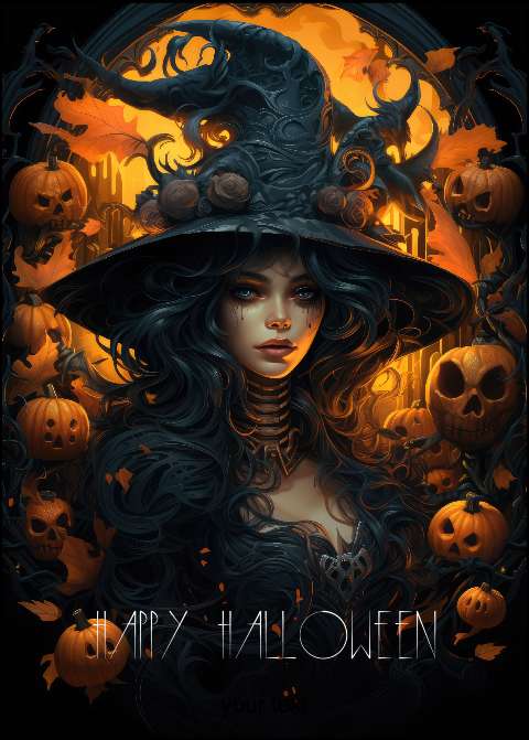Preview for Halloween-witch-art-halloween-post-template-cbda2