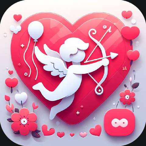 Preview for Valentines-day-cupid-illustration-love-app-template-70b16
