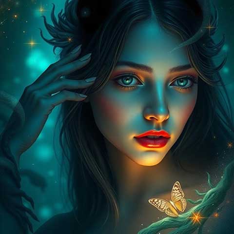 Preview for Mystical-woman-butterfly-art-aifeatured-template-8ea7c