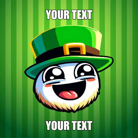 Preview for Lucky-leprechaun-emoji-template-stpatmeme-0d8e8
