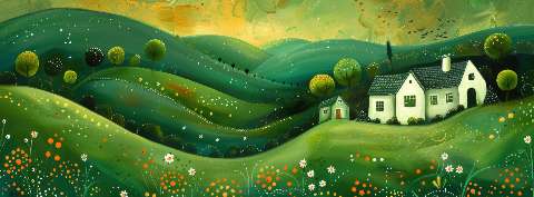 Preview for Serene-countryside-landscape-st-patricks-template-35652