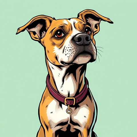 Preview for Dog-illustration-art-aiold-template-e1602