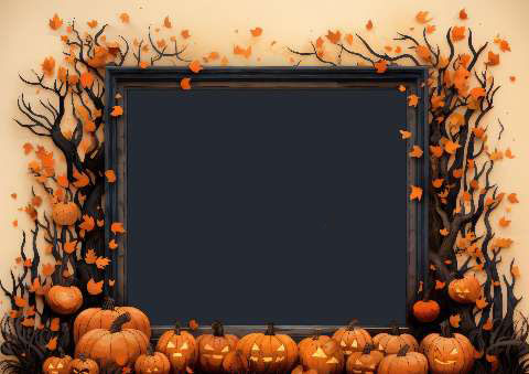 Preview for Halloween-frame-template-04d14