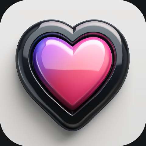 Preview for 3d-heart-icon-design-love-app-template-e108c