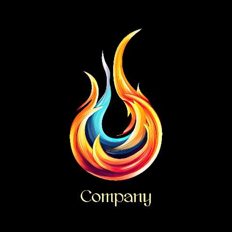 Preview for Flame-logo-design-logo-colorful-template-dad3c