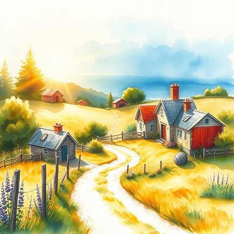 Preview for Rural-landscape-houses-aiunique-template-1e2c2