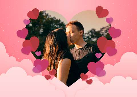 Preview for Romantic-couple-embracing-valentines-day-template-b5b0c