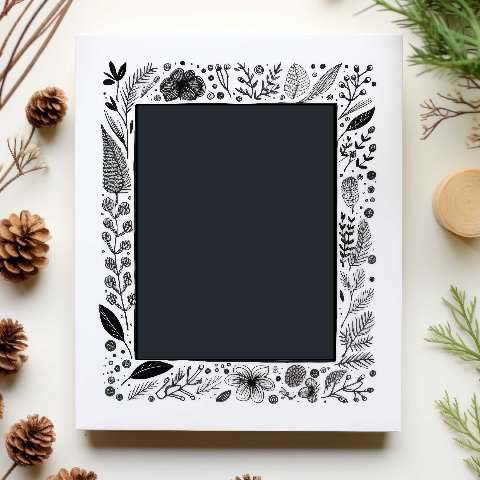 Preview for Floral-frame-template-design-classic-frame-895f2